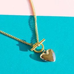 Champ - Heart Earrings and Necklace Set