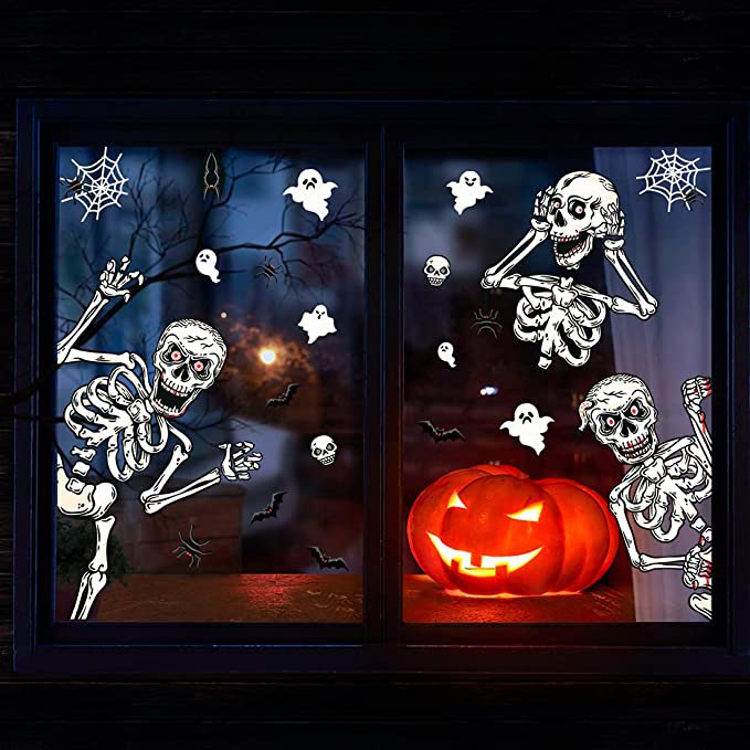 Scheletro Adesivi di Halloween