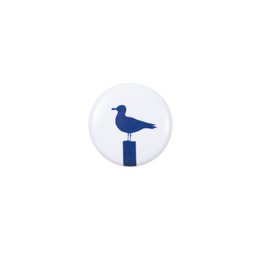 Magnet seagull (blue seagull on a white background)