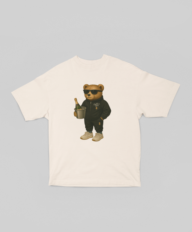 Oversized T-shirt Prosecco Night Bear