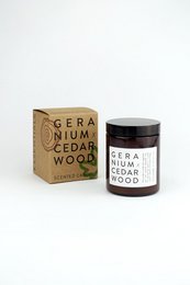 geranium x cedarwood / ESSENTIALS Duftkerze