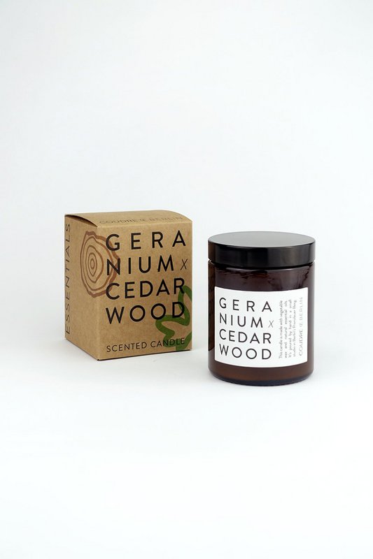 geranium x cedarwood / ESSENTIALS Duftkerze