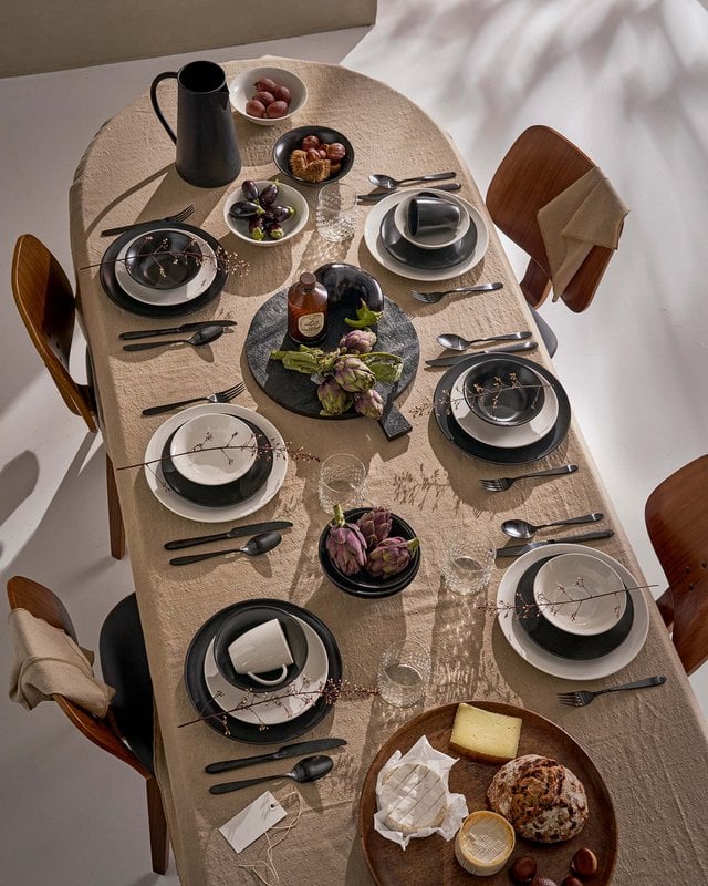 Set/18 Cutlery Matt Black