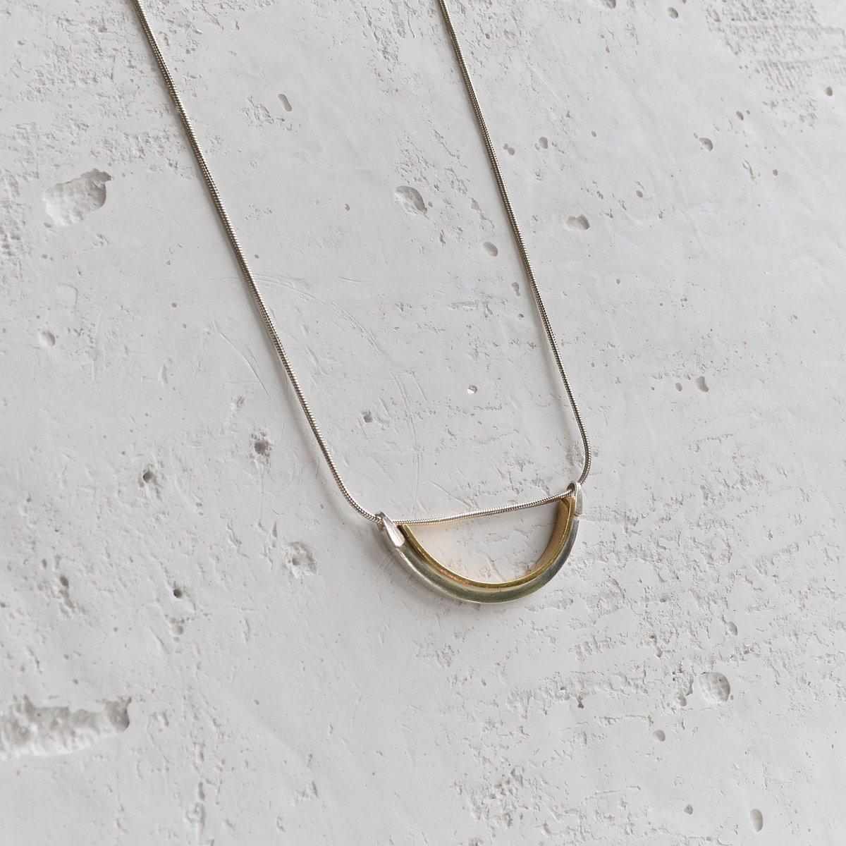 Two-Tone Smile necklace