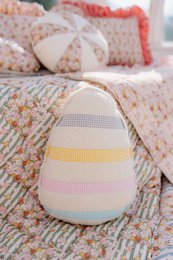 Easter Egg Pillow "Colorful Striped"