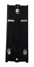 Suspenders total length 95 cm, black