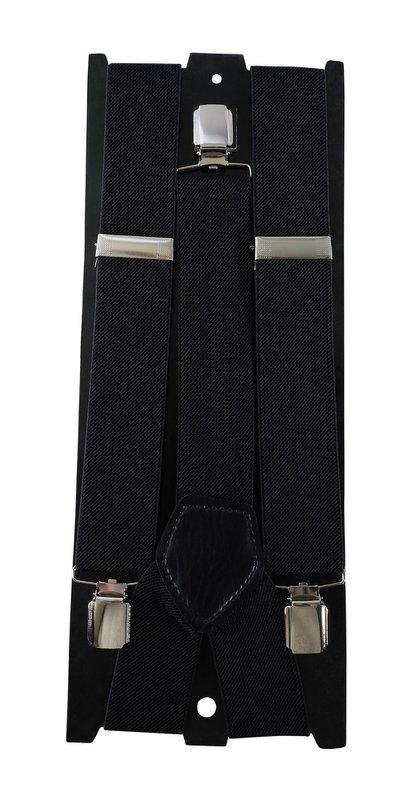 Suspenders total length 95 cm, black