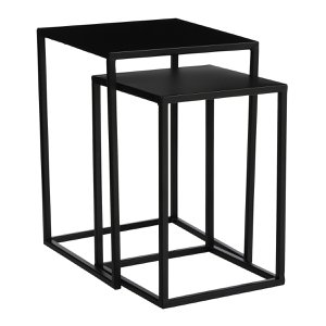 Bijzettafel set Goa Zwart
