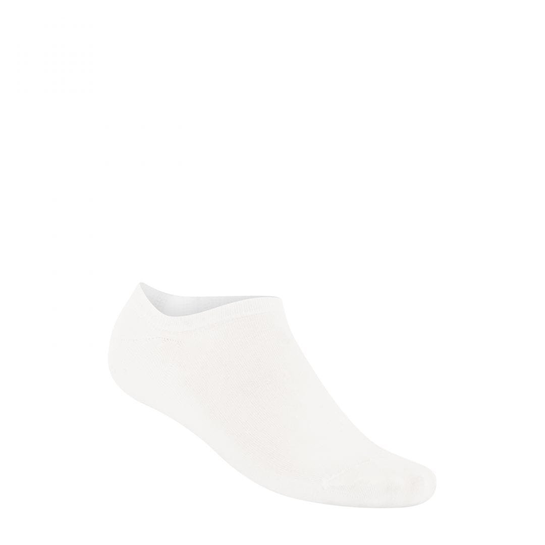 Bambocks Bambus No Show Sneaker Socken 4 Paar Weiß