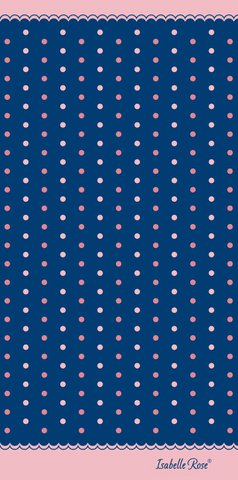 Bandana blauw met stippen Isabelle Rose