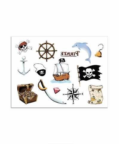 Temporary tattoo: Mini Piracy