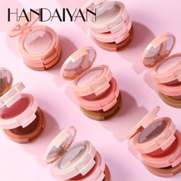 3 in 1 Matte Highlighter Contouring Blush Palette Parelglanzende oogschaduw Multifunctioneel Gezichtsmake-uppalet Vrouwelijke cosmetica
