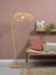 Vloerlamp Cango nat/kap natural, S