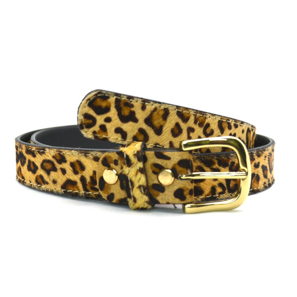 Prendre -it Belt Panter Print 30495 - Gold-Colord Buckle