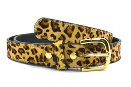 Prendre -it Belt Panter Print 30495 - Gold-Colord Buckle