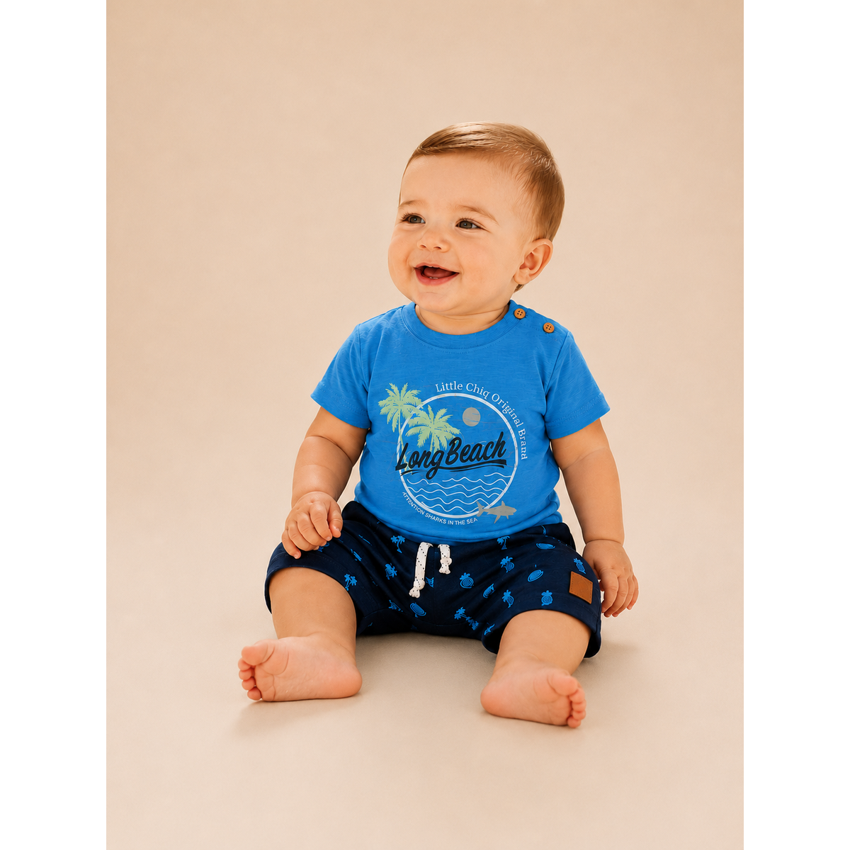 T-Shirt Bébé Malibu Bleu
