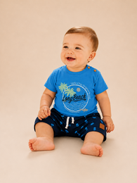 Baby T-Shirt Malibu Blue