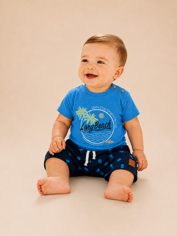 Baby T-Shirt Malibu Blue