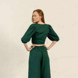 Top corto cruzado Jenny
