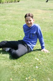 LewyLou NO4 Jogger zwart met logo