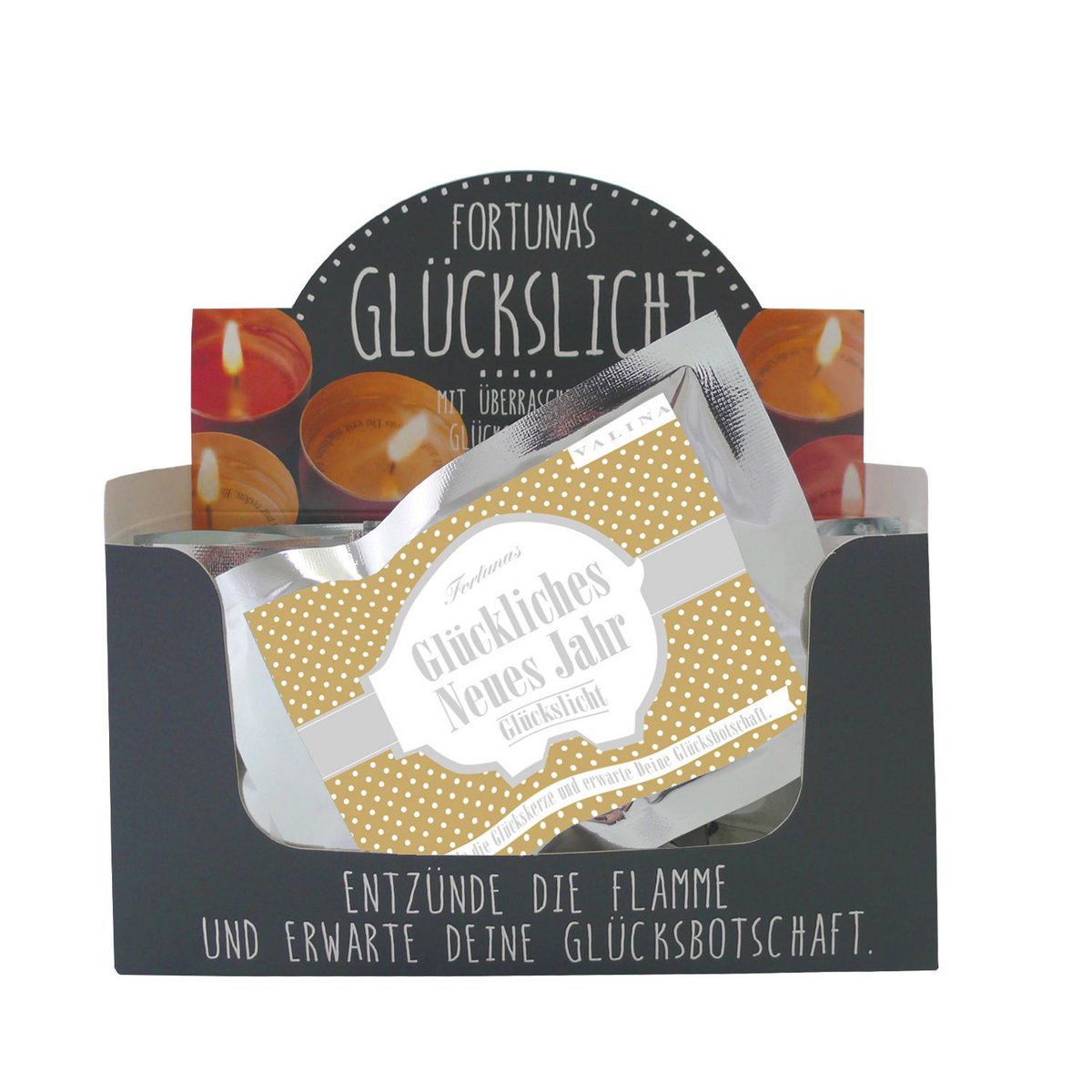 Fortuna's Lucky Light / Dots / Goud / Gelukkig Nieuwjaar / VE 15