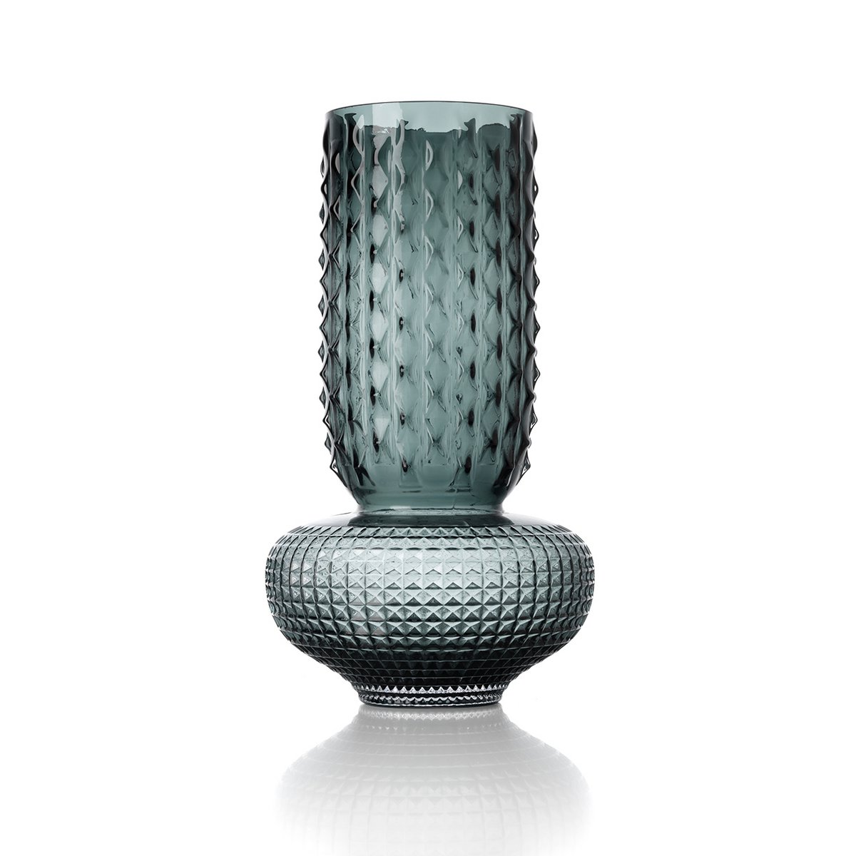 Die Sapphire Jewel Vase – Blau – L