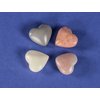 046 Mini Herz flach natur - Speckstein