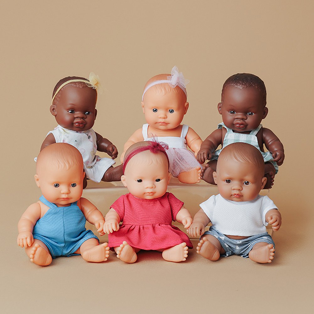Babypop Europees Meisje 21cm