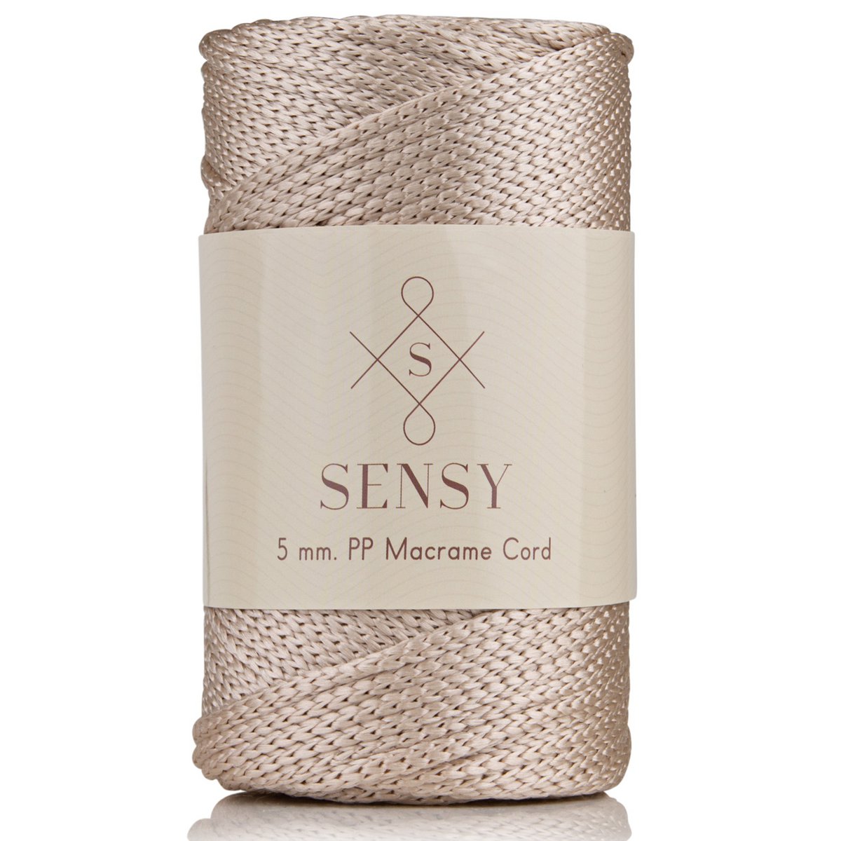 Cordoncino macramè Sensy Premium da 5 mm - 104 iarde, 100% poliestere