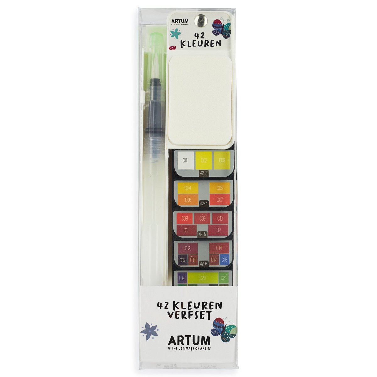 Aquarellfarben-Set mit 42 Farben