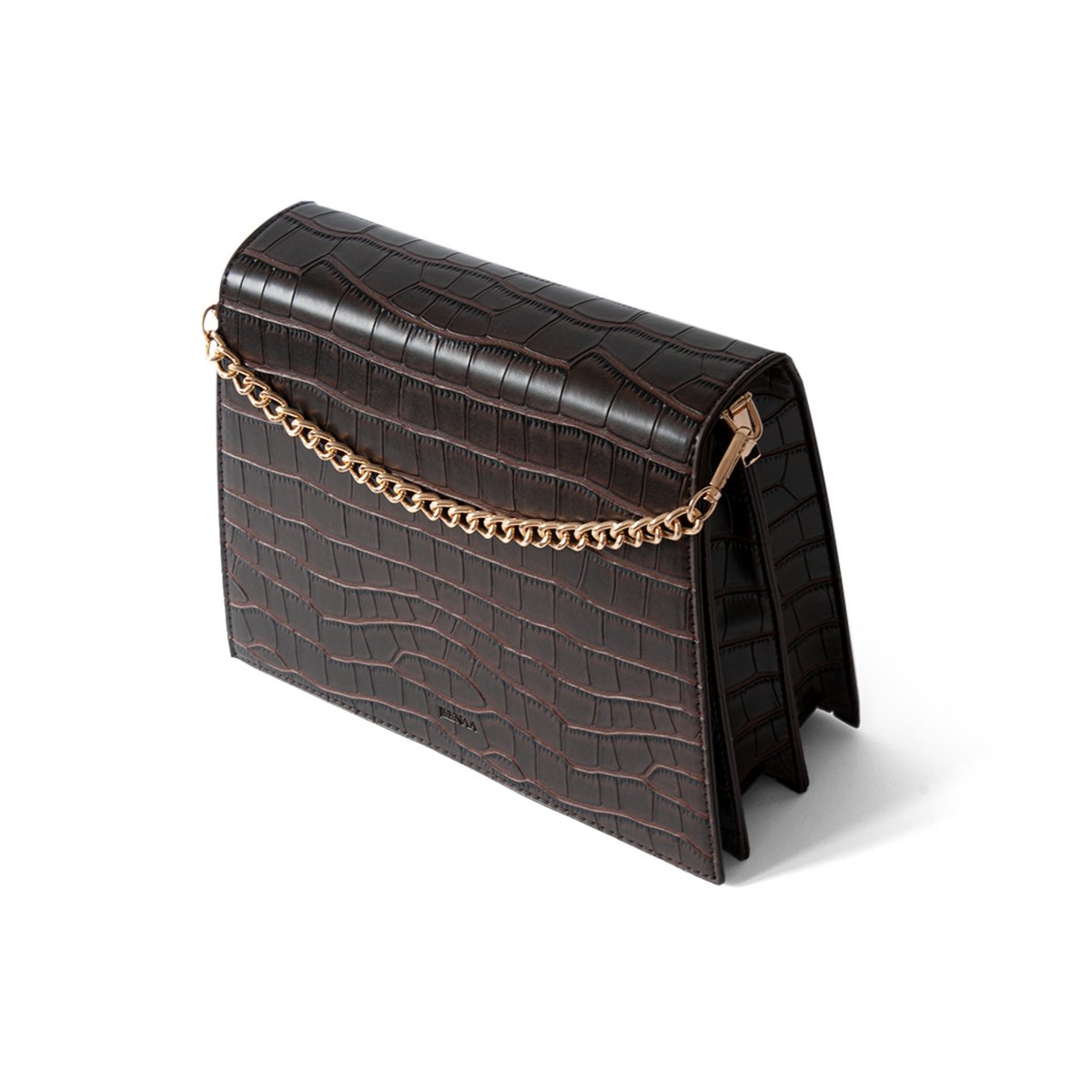Jeele Croc-Brown Bag