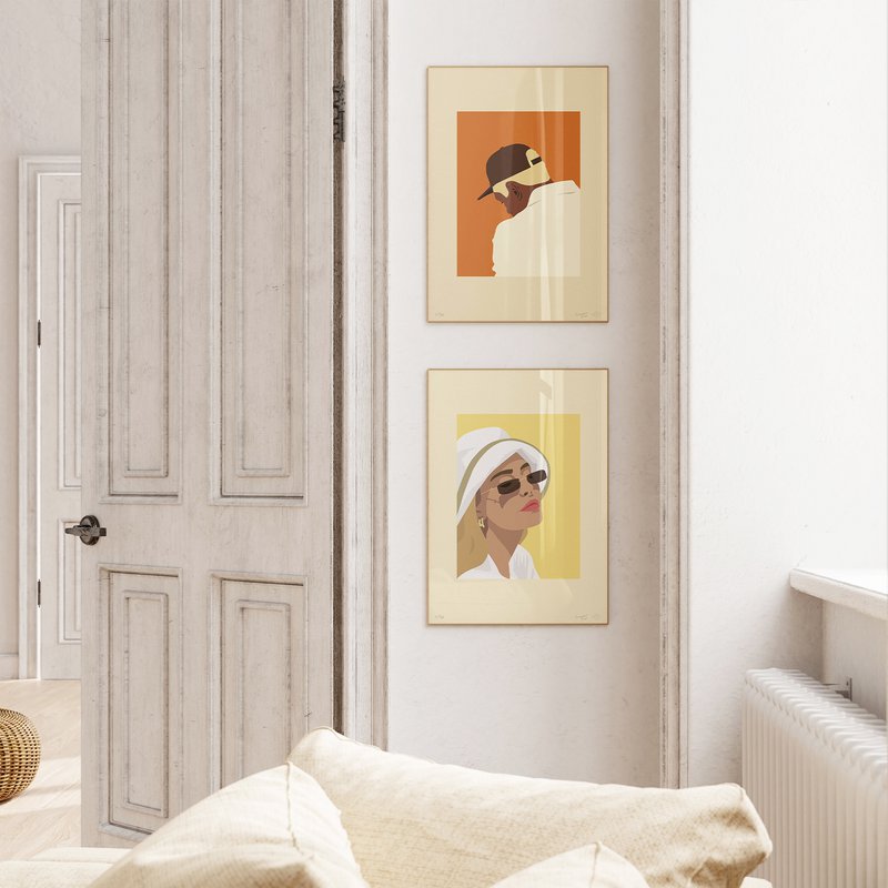 Poster "Francesca, Limited Edition" - 30x40cm - Art print
