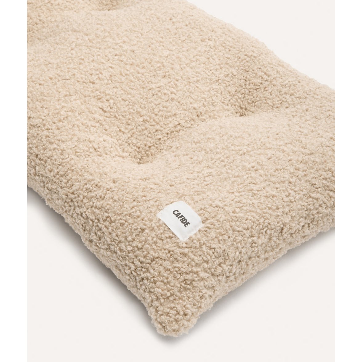 Beige Shearling Dog Bed Cushion, Bela