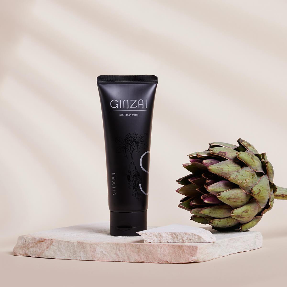 Exfoliating face mask with ginseng