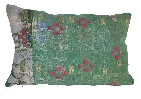 Funda de cojín Vintage Kantha AB-122