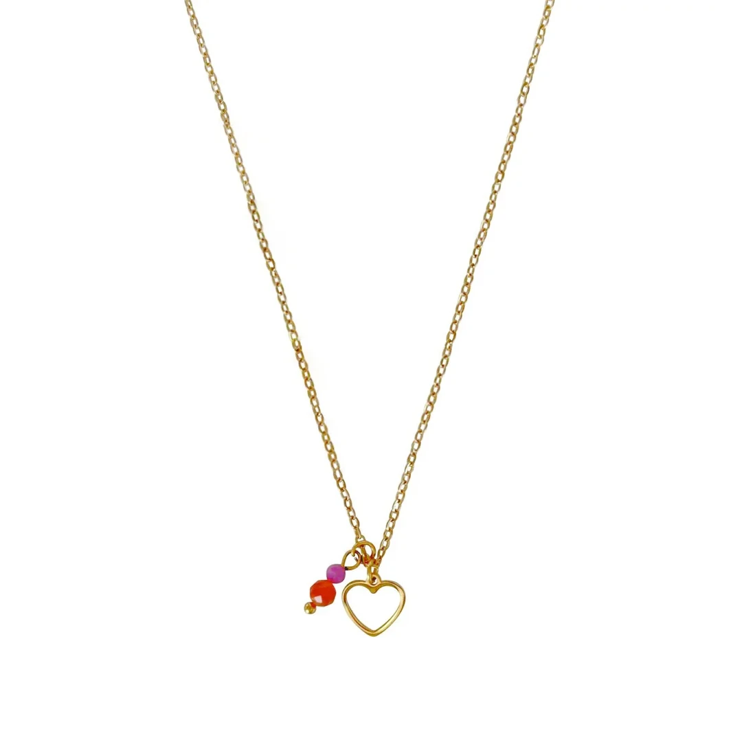 Loving and brave chain - Gold