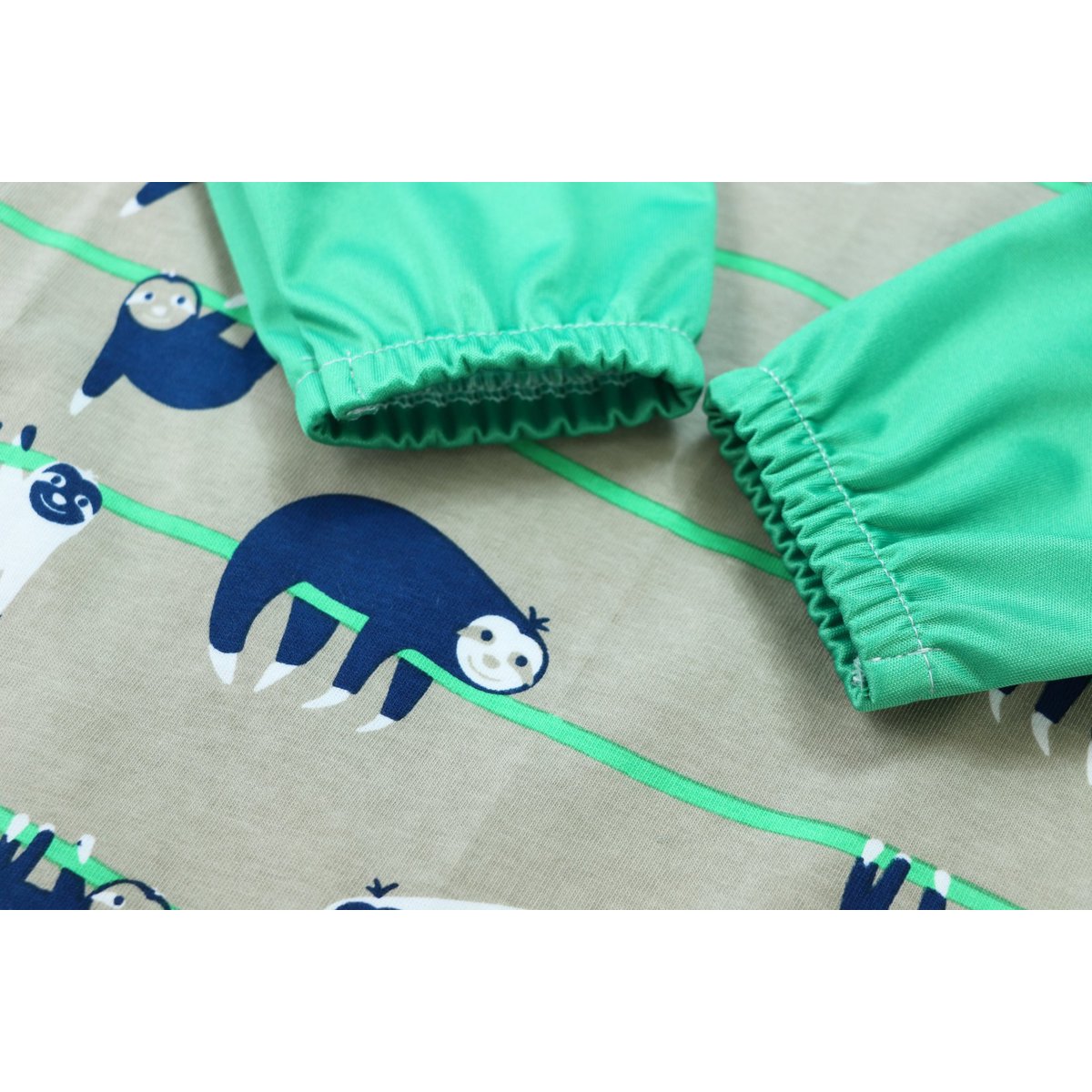 Bavoir manches Lazy Sloths - bavoir bébé / enfant en bas âge