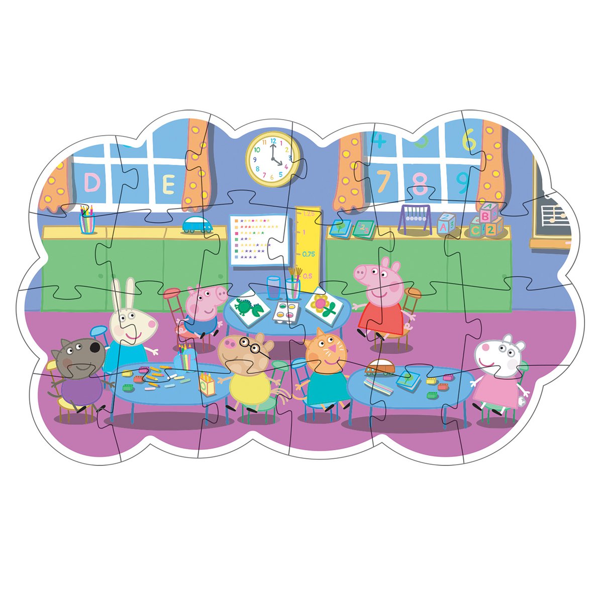 Świnka Peppa - Dekoracyjne puzzle - Świnka Peppa