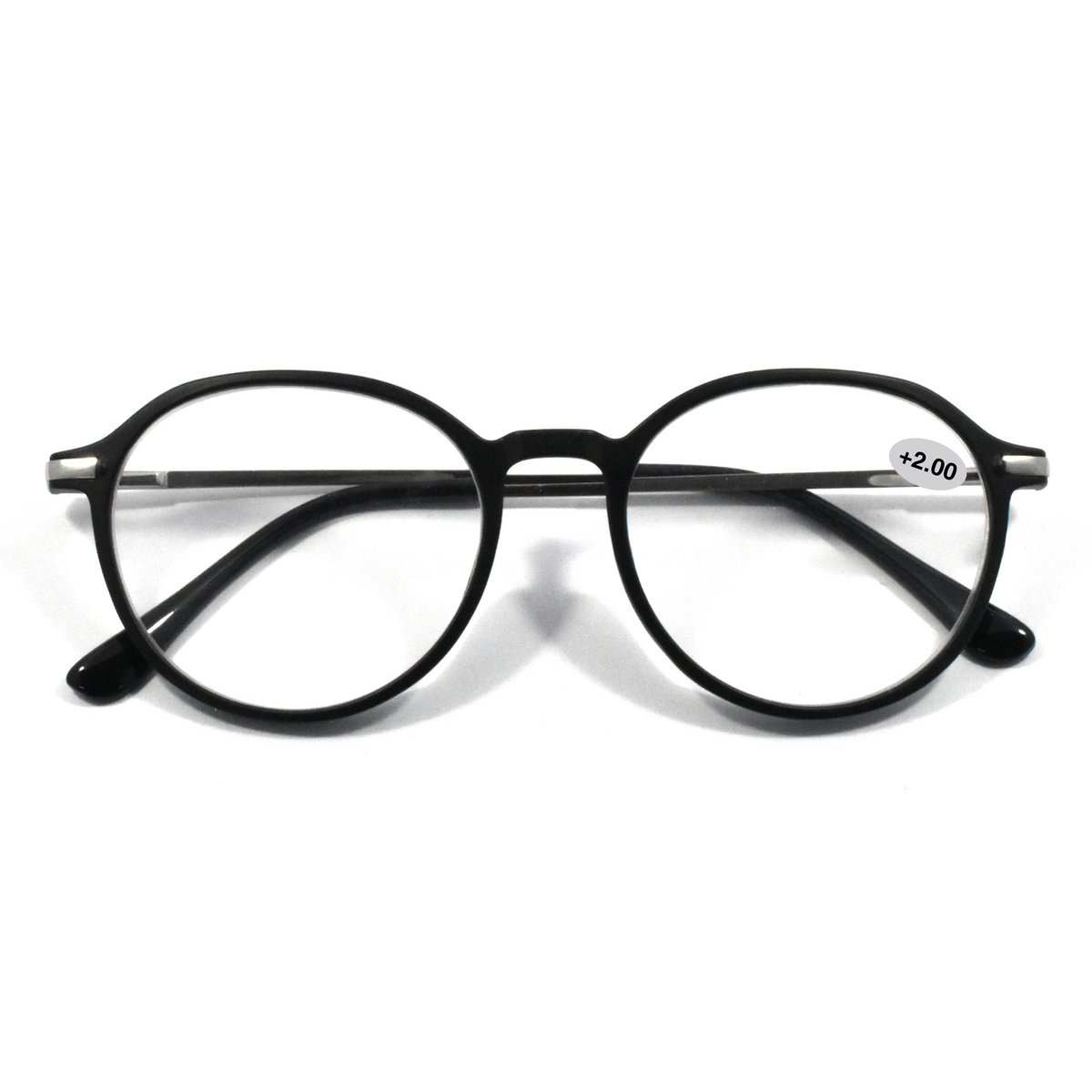 Lunettes de lecture – Sacha Métal Noir +2.0