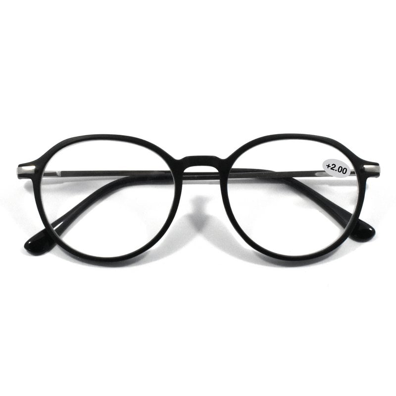 Lunettes de lecture – Sacha Métal Noir +2.0