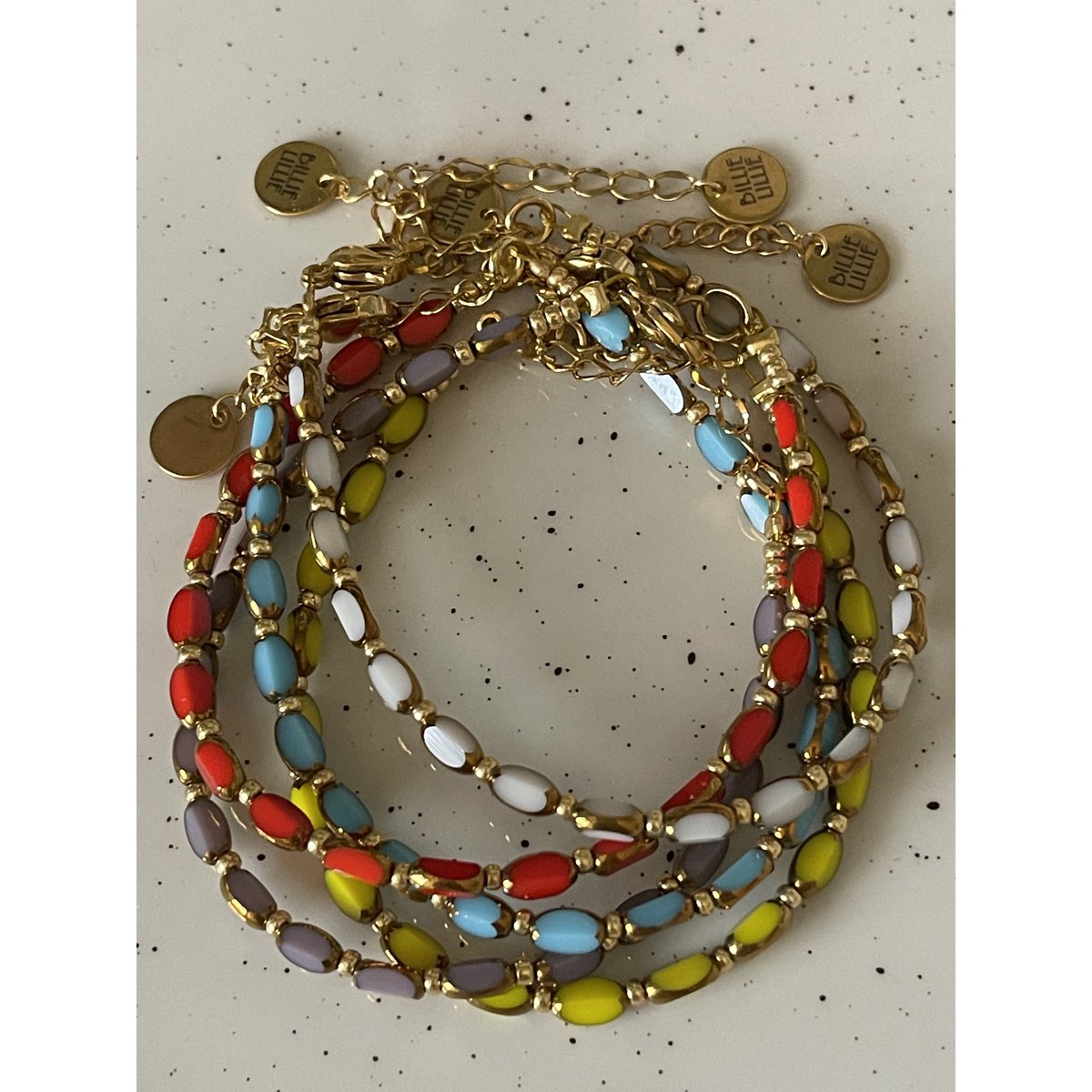 Bracciale Glassle Oranjerood
