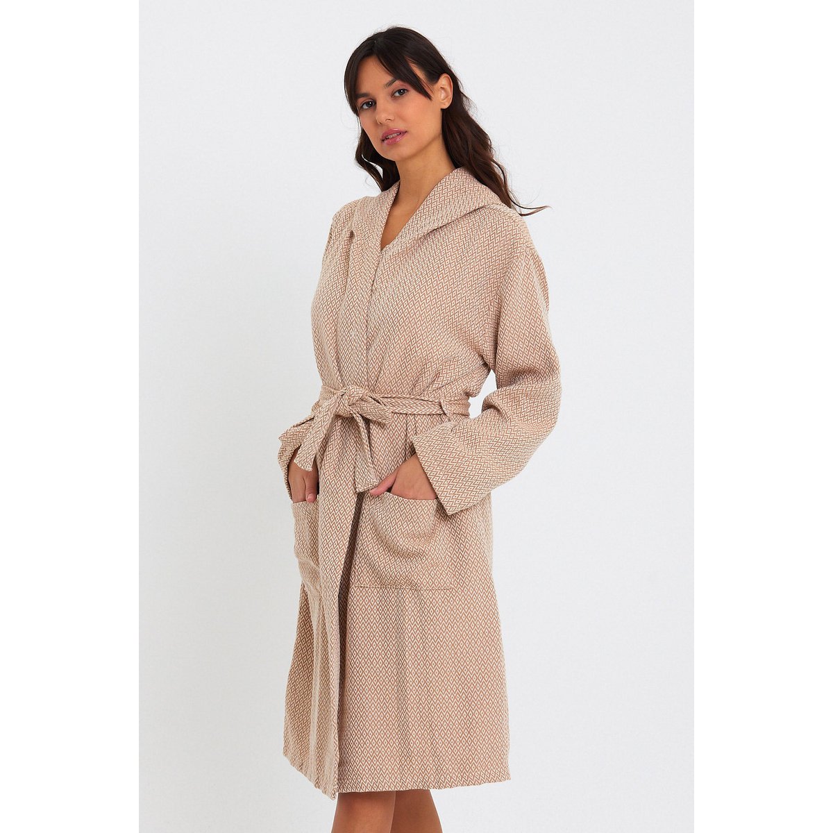 Crystal Bathrobe -Beige