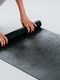TAPIS DE YOGA GRIS DIYogi™ - MANDALA