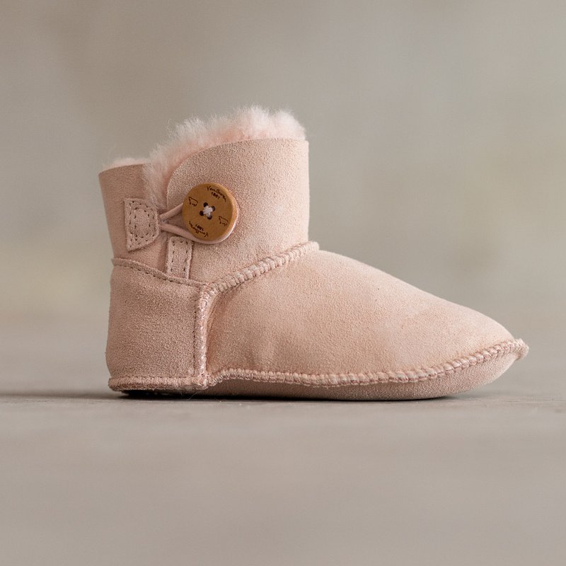 Zapatilla Davin para niños | Ante de piel de oveja | 3 estilos | 25-30