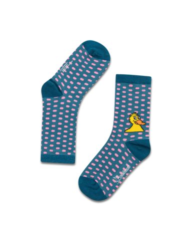 koaa – The Duck “All Over” – Socks turquoise/pink