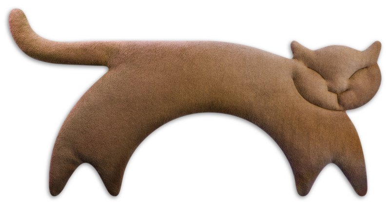Bio-Körnerkissen mikrowellengeeignet, Wärmekissen für Nacken & Schulter, Katze Clara