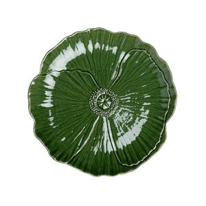 Taartplateau Papaver 28 cm Groen