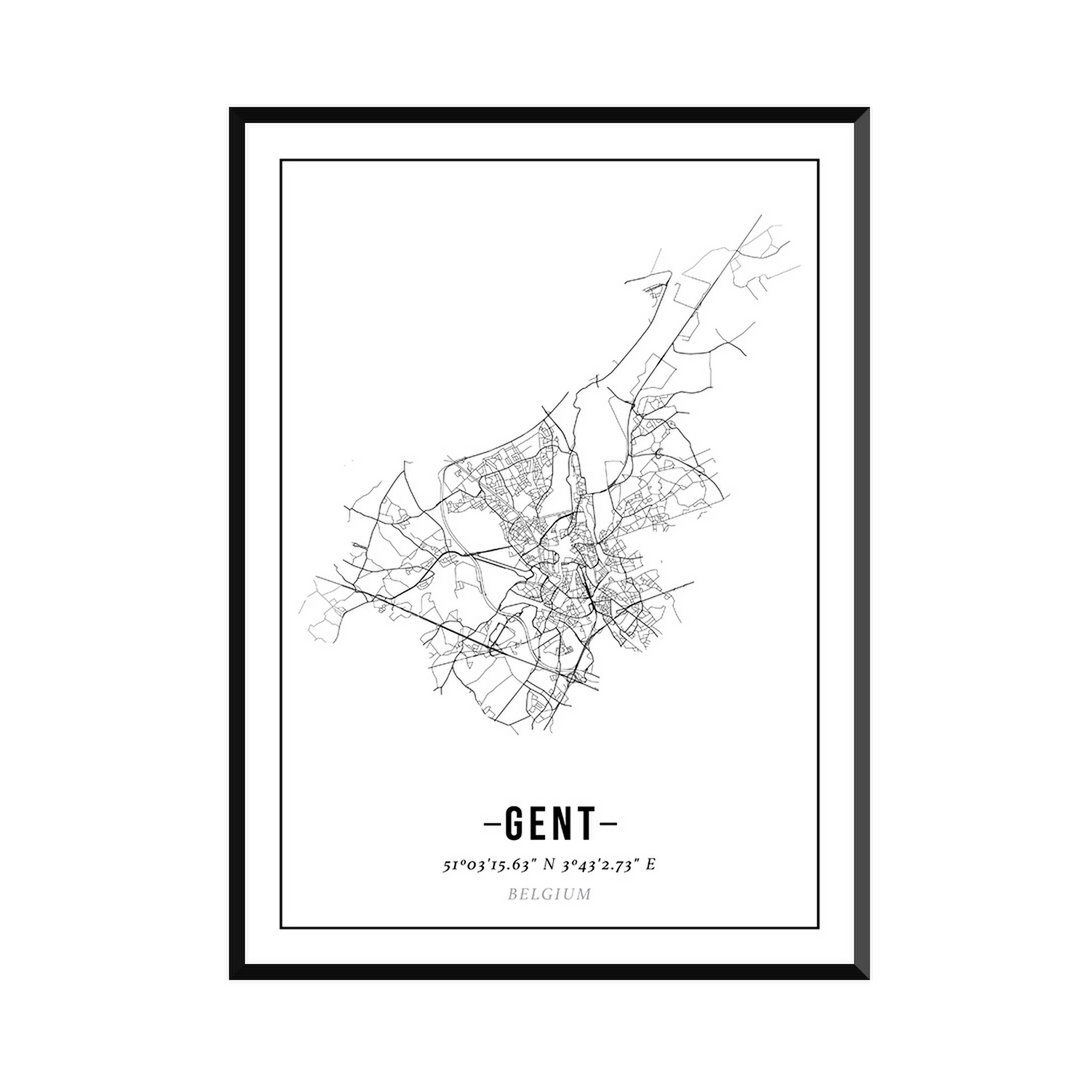 Ghent - City Map Poster