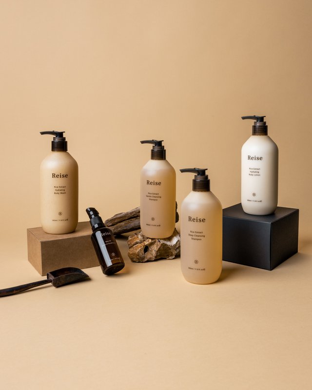 Shampoo detergente profondo all'estratto di riso