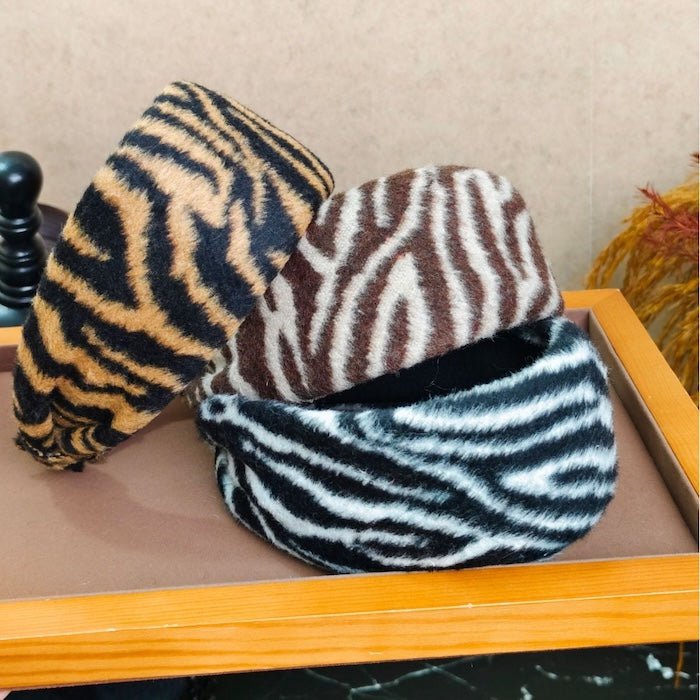 Hoofdband met zebraprint